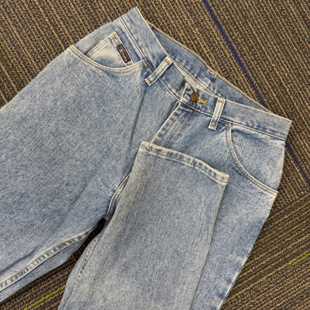 Wrangler Jeans Womens 8x32 Light Blue Excellent Vintage 90s High Rise Straight